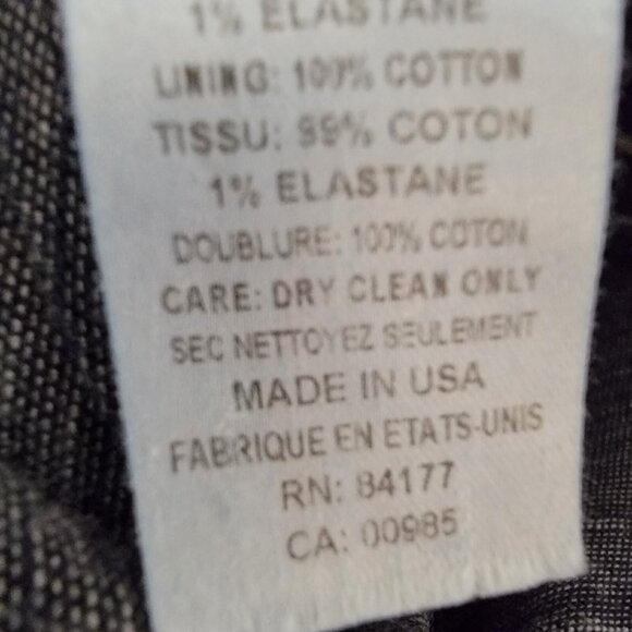 DVF Diane Von Furstenberg Jason Indigo High Waist Above Knee Pencil Skirt Size 2 - Picture 7 of 7